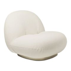 Gubi draaibare Lounge Chair Pacha - Ivory