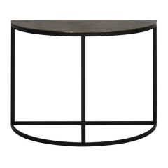 Light & Living Bijzettafel Peto Antiek Brons-Zwart 100 cm