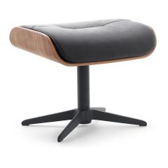 Baenks Hocker Via Roma - Anilux Black Leather