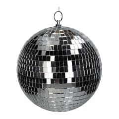 Ornament discobal silver 20 cm