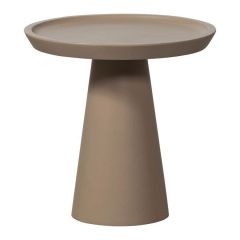 Bijzettafel Coffee A Gogo van vtwonen in beige, met een strak en minimalistisch design van mango hout.