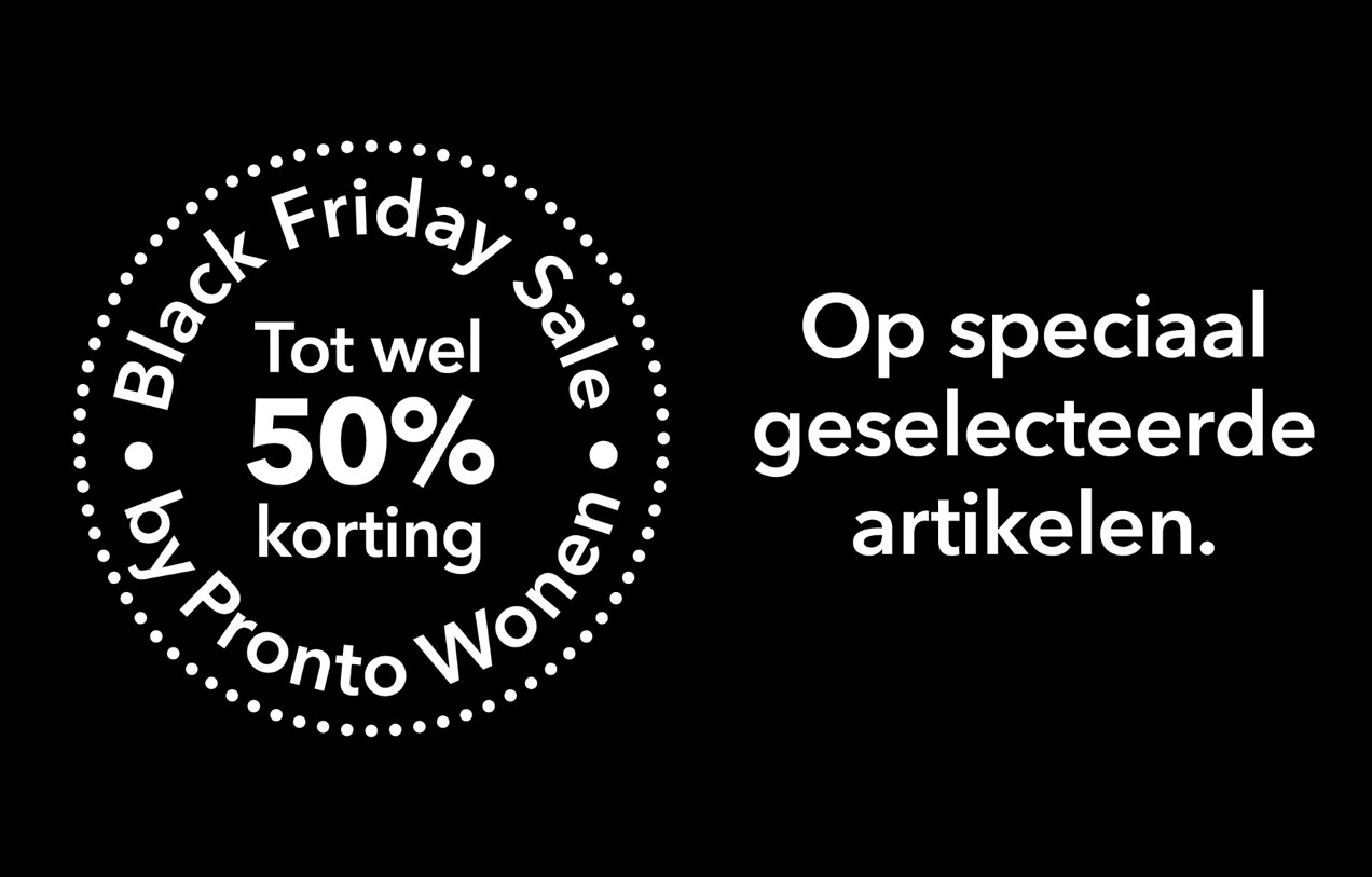 Pronto Wonen Black Friday